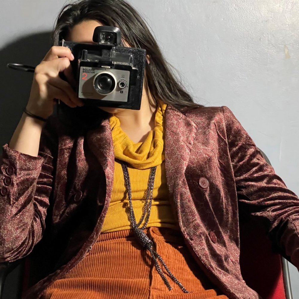 Aesthetic Velvet Blazer - Burgundy